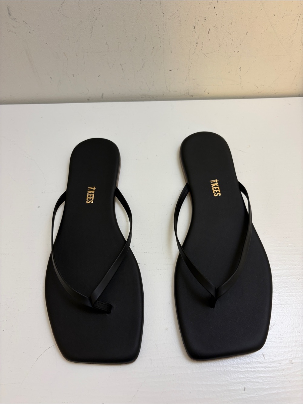 TKEES Women’s Square Lily Flip Flop - Black